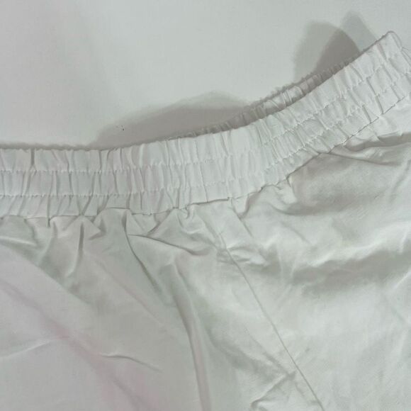 Blank NYC High Waist Linen Shorts Women's XL Elasticized Waistband Back Pockets - Picture 3 of 12